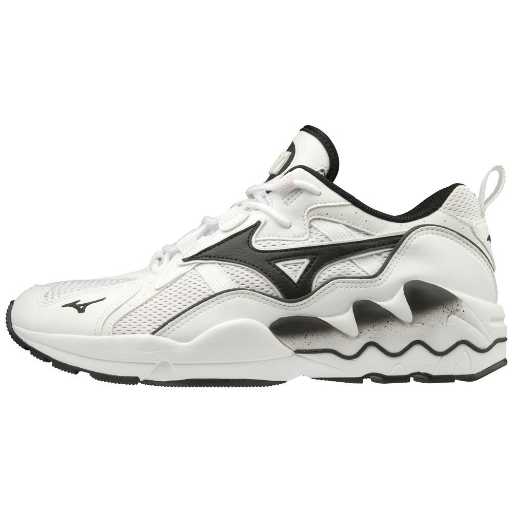 Tênis Mizuno WAVE RIDER 1 - Mulher - Branco/Pretas - FAUGY7513